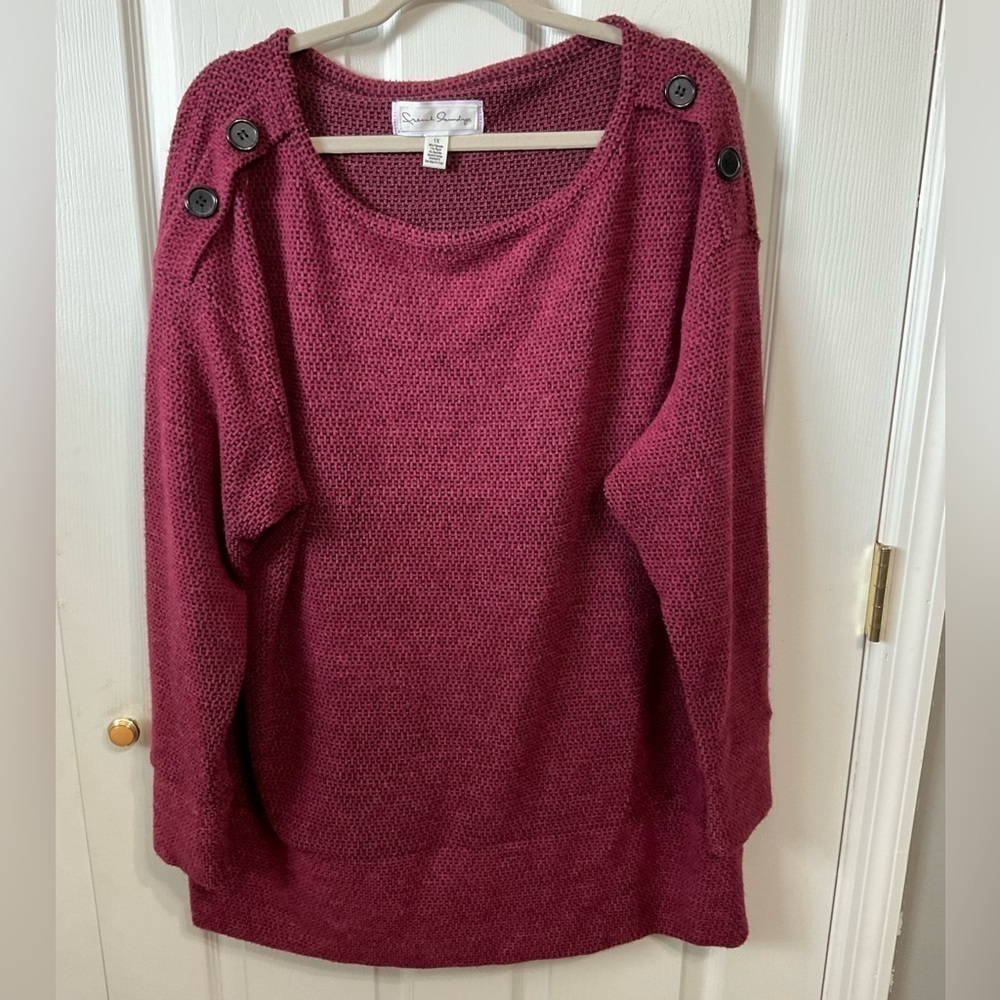 French Laundry. 3/4 sleeve. Knit top/sweater. Size 1X